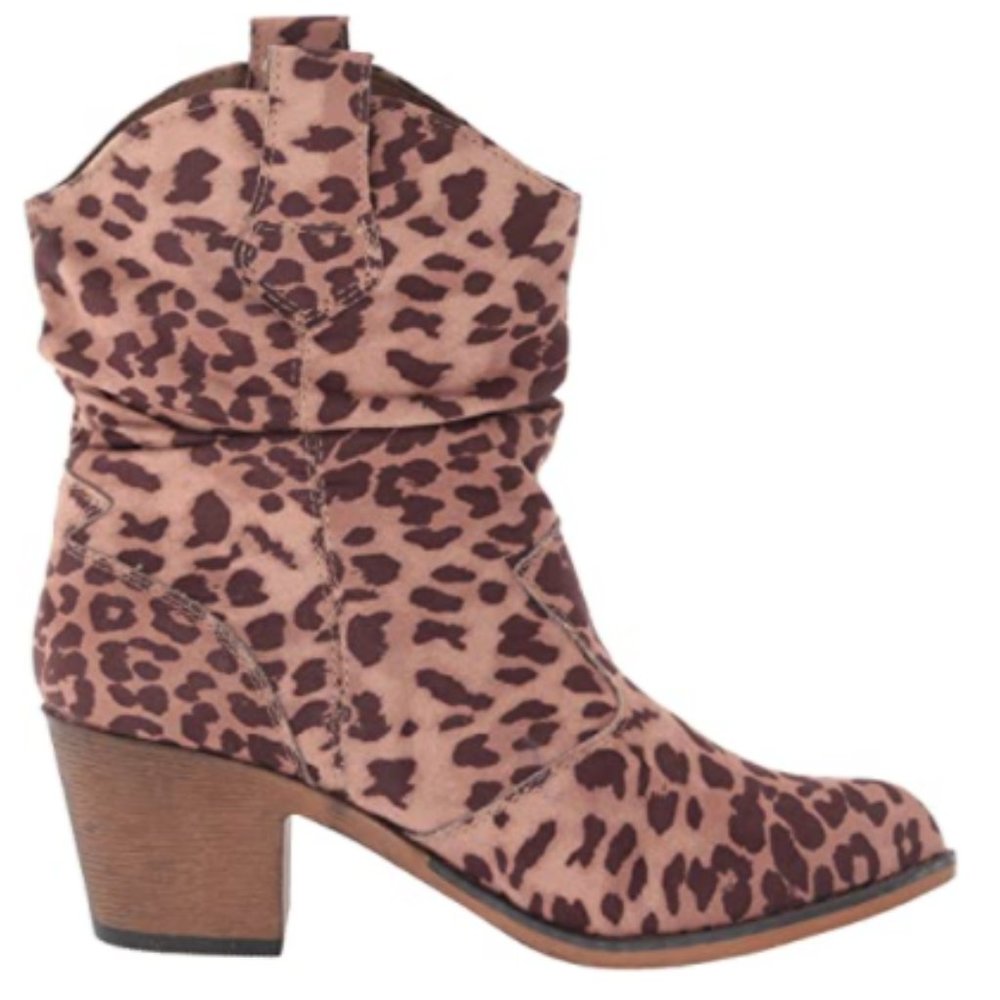 Women's Modern Western Cowboy Distressed Boot - Picture 5 of 6